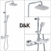 Душевая система DK Bayern Potsdam DA2143741B14 хром 