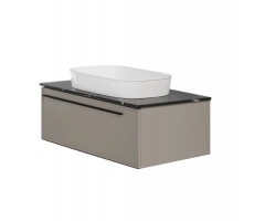 Тумба под раковину подвесная La Fenice Elba FNC-01-ELB-C-80, бежевая  Тумба под раковину подвесная La Fenice Elba FNC-01-ELB-C-80, бежевая