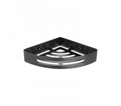 Полка угловая одноэтажная FIXSEN Hotel графит FX-31003M 