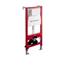 Пневматическая система инсталляции для подвесного унитаза 4 в 1 Terminus, с клавишей 33iP50х112R