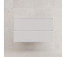 Тумба подвесная Style Line ЛИМА 90 эмаль c раковиной LINE 90 2 ящика PLUS белый матовый 