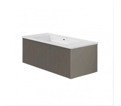 Тумба под раковину подвесная La Fenice Terra FNC-01-TER-C-100, бежевая  Тумба под раковину подвесная La Fenice Terra FNC-01-TER-C-100, бежевая