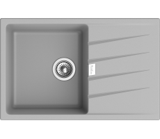 Мойка Rivelato RAUM 78 1-чаша 780*500мм RM-78 grigio metallizzato Мойка Rivelato RAUM 78 1-чаша 780*500мм RM-78 grigio metallizzato
