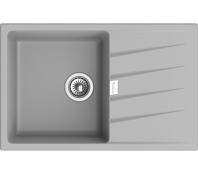Мойка Rivelato RAUM 78  1-чаша 780*500мм  RM-78 grigio metallizzato 