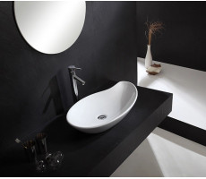 Умывальник CeramaLux 9052 белый 