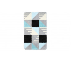 Коврик для ванной Fixsen Visa 1-ый серо-бирюзовый, 50х80см FX-5005Z 