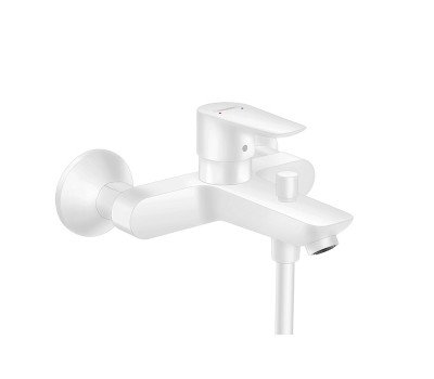 Смеситель для ванны Hansgrohe Talis E 71740700 белый матовый Смеситель для ванны Hansgrohe Talis E 71740700 белый матовый