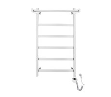 Полотенцесушитель электрический Domoterm Квадро Плюс с полкой Квадро Плюс с полкой П6 400х800 ER хром Полотенцесушитель электрический Domoterm Квадро Плюс с полкой Квадро Плюс с полкой П6 400х800 ER хром