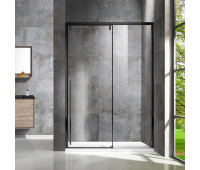Душевая дверь Vincea Lugano VDS-1L120CLB-1, 1200, черный, стекло прозрачное 