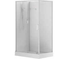 Душевая кабина Aquanet Passion EVO 120x80 L White, поддон низкий, двери раздвижные 