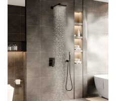 Душевой комплект BERGES NARDIS 2S BLACK, черный матовый 071002 