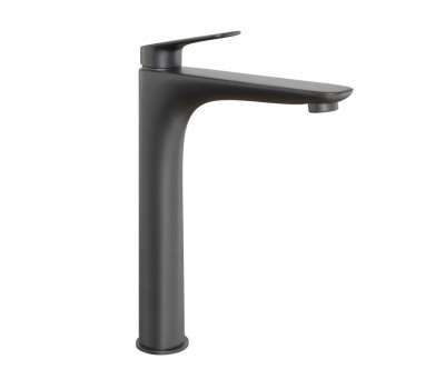 Смеситель для раковины PAINI Laguna без донного клапана, высокий, черный (YO) LAYO205LL 