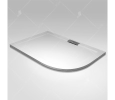 Душевой поддон асимметричный 80х100 см RGW GWS-41L RGW 03150480-01L Литьевой мрамор