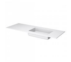 Раковина-моноблок Armadi Art QUATRO 140 WHITE (раковина cправа) 793-140-W-R Раковина-моноблок Armadi Art QUATRO 140 WHITE (раковина cправа) 793-140-W-R