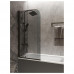 Шторка на ванну распашная Knotlor BS070TG0GM 140х70 оружейная сталь  