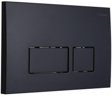 Кнопка смыва LOGAN SPACE двойная, Black Mattе 297680 