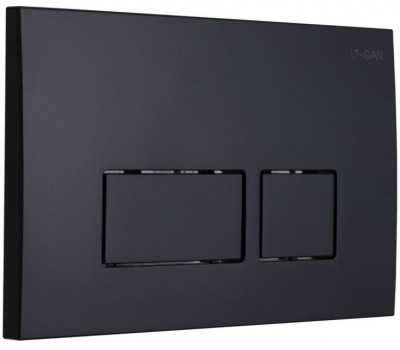 Кнопка смыва LOGAN SPACE двойная, Black Mattе 297680  Кнопка смыва LOGAN SPACE двойная, Black Mattе 297680