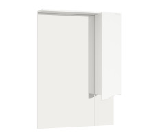 Шкаф-зеркало Onika Моника 75 белый, правый, с подсветкой 207507 