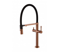 Смеситель для кухни UNO COPPER BRUSHED c краном для питьевой воды Boheme 115-CB брашированная медь Смеситель для кухни UNO COPPER BRUSHED c краном для питьевой воды Boheme 115-CB брашированная медь