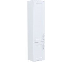 Шкаф-пенал Aquanet Бостон new L 35 белый сатин