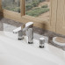 Встраиваемый смеситель для раковины на 3 отверстия WasserKRAFT Mosel 4600 4635 Хром 