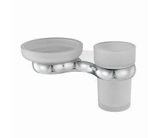 Стакан/мыльница WasserKRAFT  K-6826 Хром 