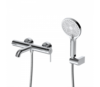 Смеситель для ванны с душем DQ Köln короткий излив хром DA1753201 