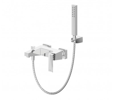 Смеситель для ванны с коротким изливом Bravat Iceberg F676110C-B-RUS Хром 
