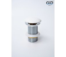 Донный клапан Gid без перелива Wh100 71101K белый Донный клапан Gid без перелива Wh100 71101K белый