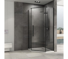 Душевой уголок ABBER Ewiges Wasser AG05100B черный матовый 