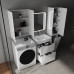 Колонна универсальная Style Line Бергамо с корзиной, Люкс Плюс антискрейтч белый глянец СС-00002509 