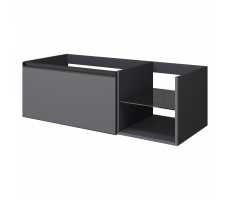 Тумба Armadi Art QUATRO 6 120см ANTHRACITE профиль ANTHRACITE 790-M6-120-A-A 