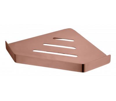 Угловая полка NEW VENTURO BRUSHED BRONZE Boheme 10318-BRB брашированная бронза 