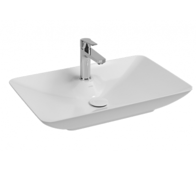 Раковина ISVEA SistemaY Clear накладная ШГВ 644*395*125 отверстия для смесителя 1 цвет черный матовый 10SY50065-2N 
