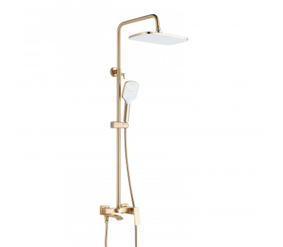 Душевая система Shevanik S4036G, золотой сатин