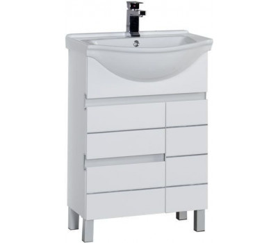 Тумба под раковину Aquanet Доминика 60 белый Тумба под раковину Aquanet Доминика 60 белый
