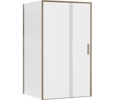 Душевой уголок Aquanet Pleasure Evo 110x100 AE65-110x100-GBT профиль золото-никель браш, прозрачное стекло_1 