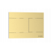 Кнопка смыва IBERICA BLANCA INOX-R нержавеющая сталь, золото матовое (IB.B015.03) 