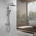 Душевая система Shevanik S8936T, оружейная сталь