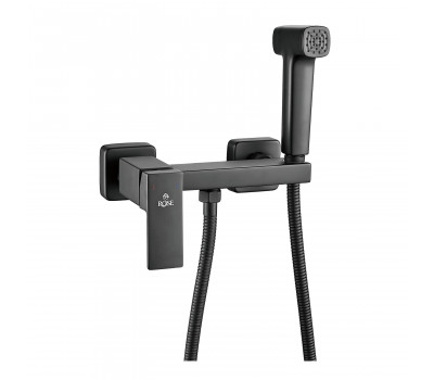 Гигиенический душ со смесителем Rose R2805H-1, черный