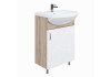 Тумба под раковину Onika Эко 52 напольная, белая/дуб сонома (ум. Акватон 52) 105207 Тумба под раковину Onika Эко 52 напольная, белая/дуб сонома (ум. Акватон 52) 105207