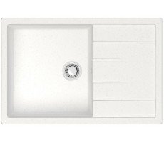 Кухонная мойка 75х50 см Azario Vision CS00078337 искусственный мрамор, цвет Белый Кухонная мойка 75х50 см Azario Vision CS00078337 искусственный мрамор, цвет Белый