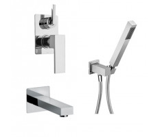 Комплект на 2 потребителя Grazia PAINI, для ванны с ручным душем, хром 21CRSET26911BATH 