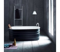 Ванна из стали отдельностоящая 171x73 см Agape Vieques AVAS0911ZG темно-серый