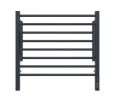 Полотенцесушитель электрический с полкой Terminus Горизонт П8 60х60 КС, черный муар Полотенцесушитель электрический с полкой Terminus Горизонт П8 60х60 КС, черный муар