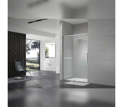 Душевая дверь в нишу Terminus Альба 140х220, хром Душевая дверь в нишу Terminus Альба 140х220, хром