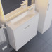Тумба с раковиной для ванной подвесная Uperwood Modul 60х21х62 см, белая матовая 393020546 Тумба с раковиной для ванной подвесная Uperwood Modul 60х21х62 см, белая матовая 393020546