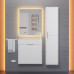 Тумба с раковиной для ванной подвесная Uperwood Modul 60х21х62 см, белая матовая 393020546 Тумба с раковиной для ванной подвесная Uperwood Modul 60х21х62 см, белая матовая 393020546