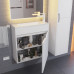 Тумба с раковиной для ванной подвесная Uperwood Modul 60х21х62 см, белая матовая 393020546 Тумба с раковиной для ванной подвесная Uperwood Modul 60х21х62 см, белая матовая 393020546