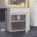 Тумба с раковиной для ванной подвесная Uperwood Modul 60х21х62 см, белая матовая 393020546 Тумба с раковиной для ванной подвесная Uperwood Modul 60х21х62 см, белая матовая 393020546